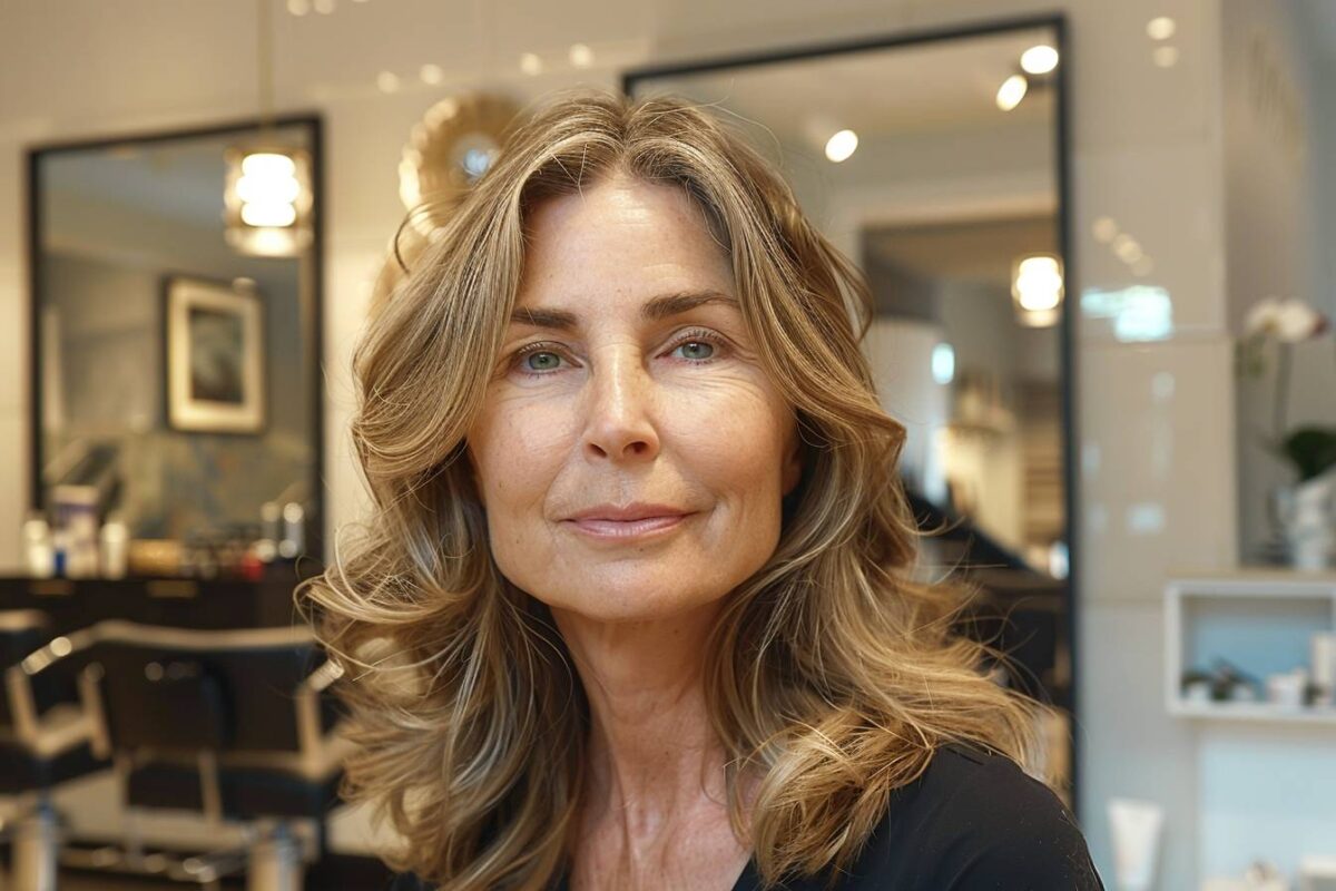 Coupe de cheveux femme 60 ans visage ovale