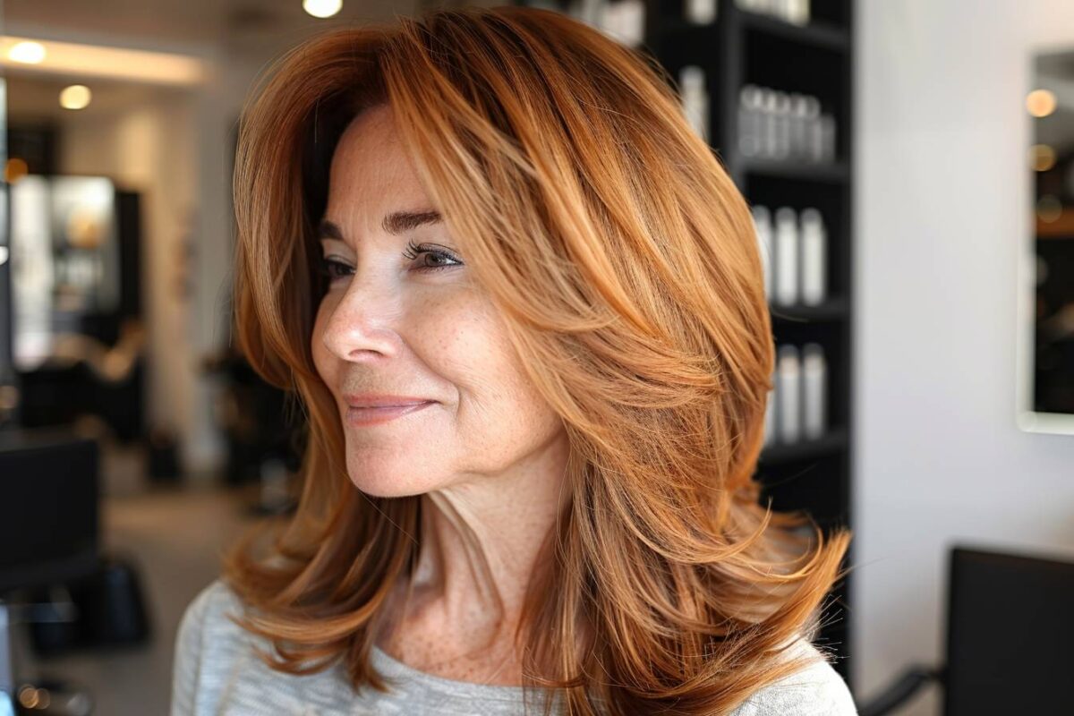 Coupe de cheveux femme 50 ans visage ovale