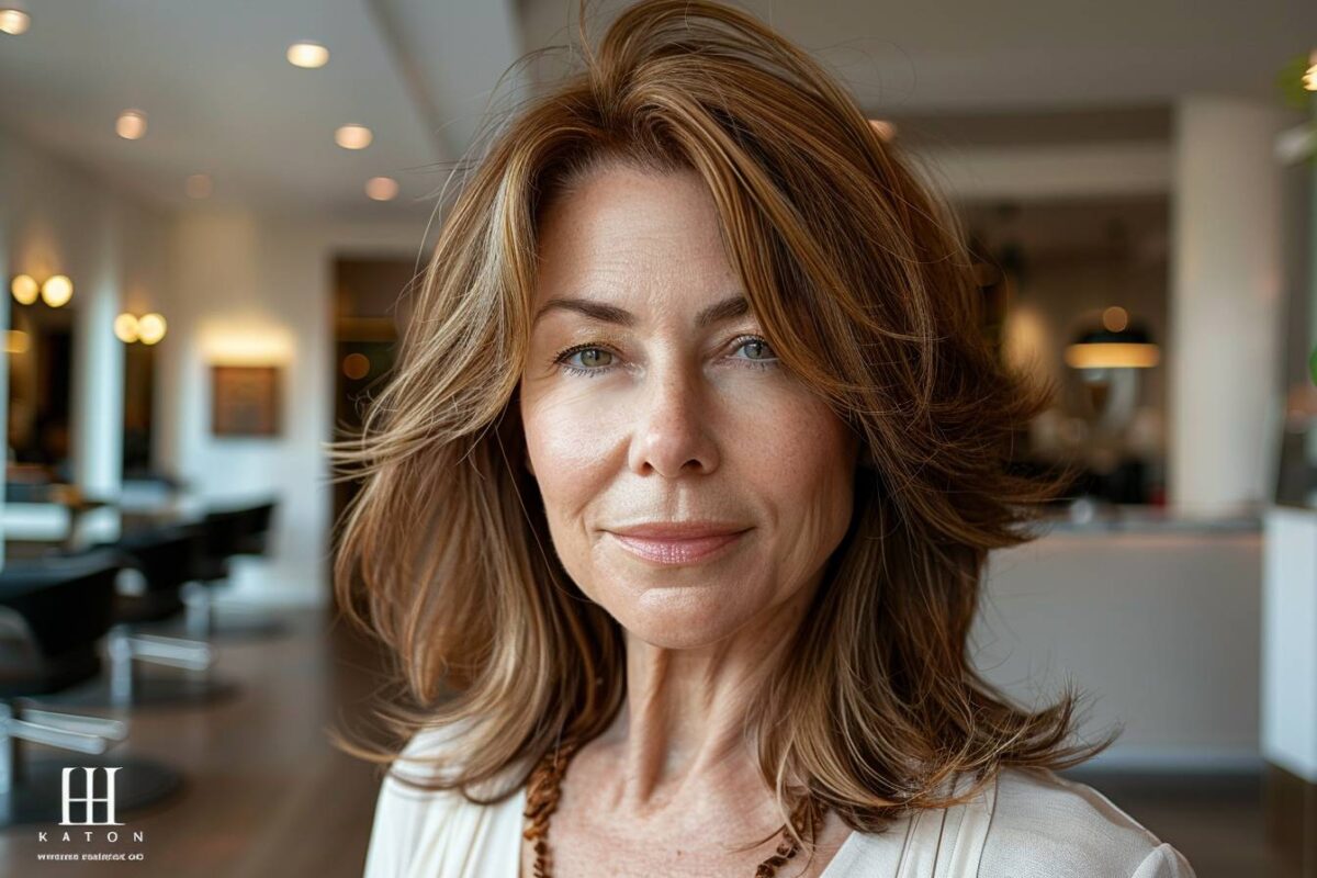 Coupe de cheveux femme 50 ans visage ovale