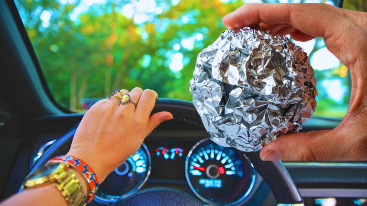 L’astuce du papier aluminium dans la voiture est magique pour résoudre un problème courant