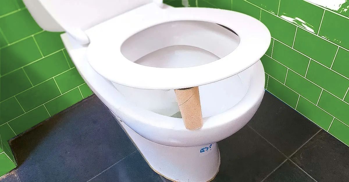 Cette raison pour laquelle il faut toujours mettre un rouleau de papier toilette sous le siège des WC