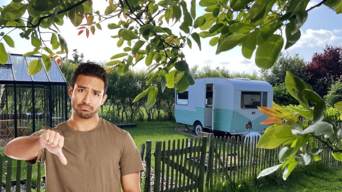 Laisser votre caravane stationnée dans votre jardin peut vous valoir une amende salée