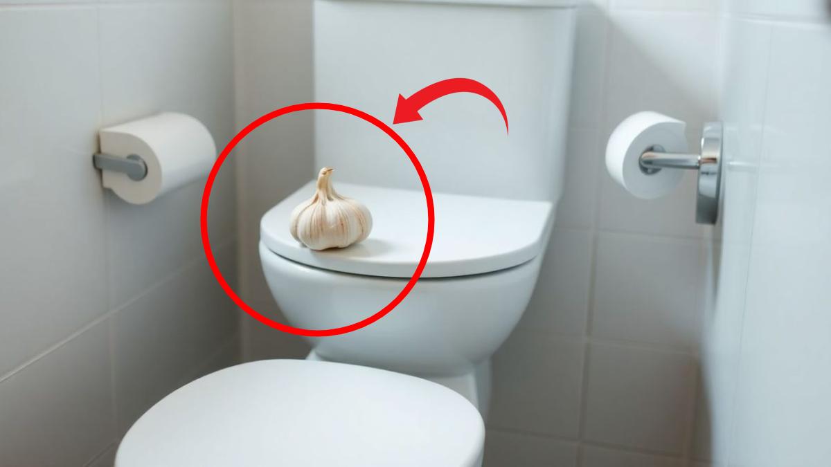 Mettez une gousse d’ail dans vos toilettes avant de dormir, vous allez adorer cette astuce ancienne