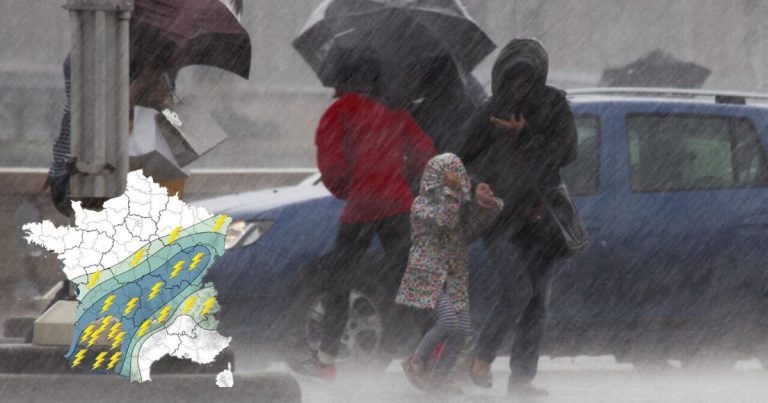 Alerte météo : pluie et vents violents annoncés ce samedi dans ces 14 départements, la tempête Olivier arrive