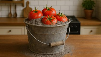 Cette astuce traditionnelle avec de la cendre garde vos tomates fraîches pendant des mois